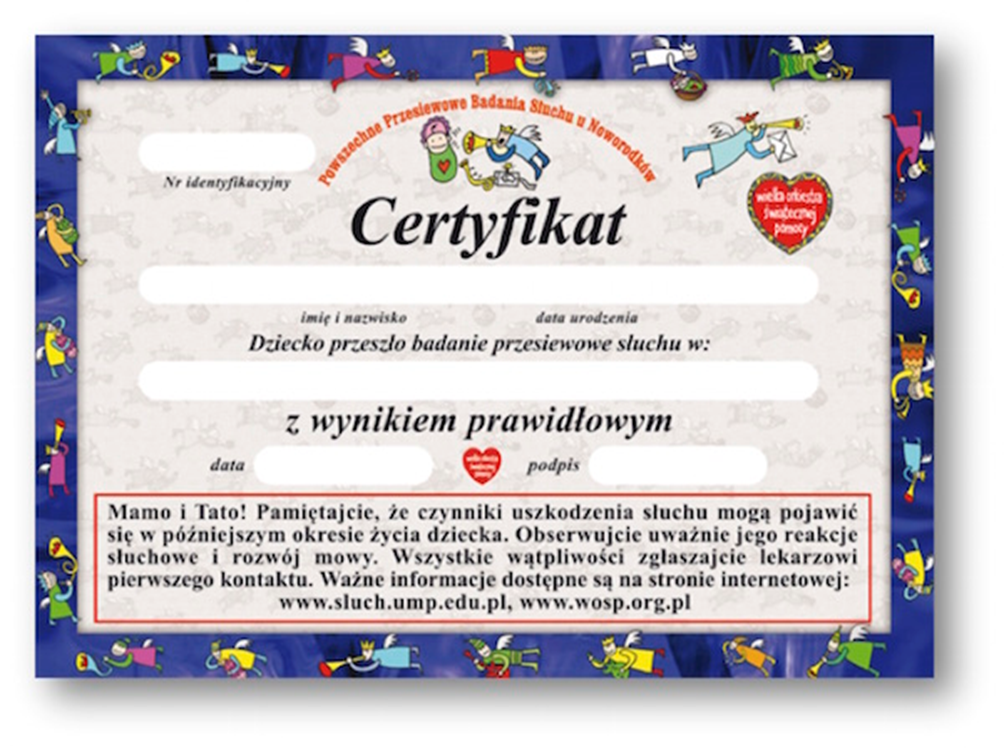Certyfikat 1